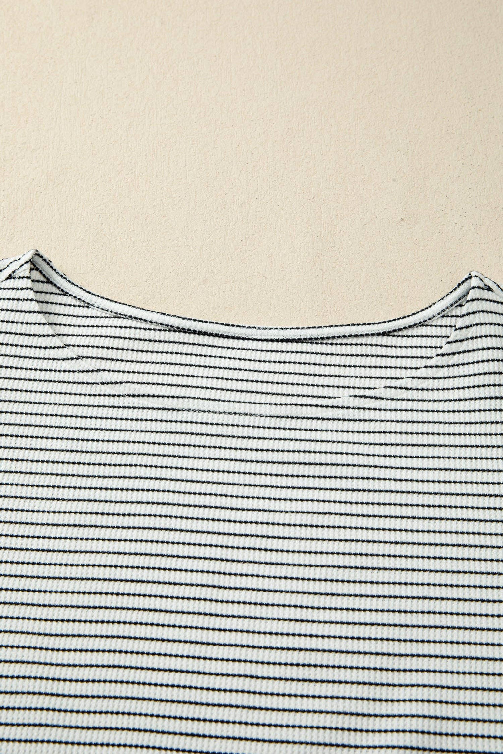 PRETTY BASH Stripe Ruffle Contrast Trim Tank Top