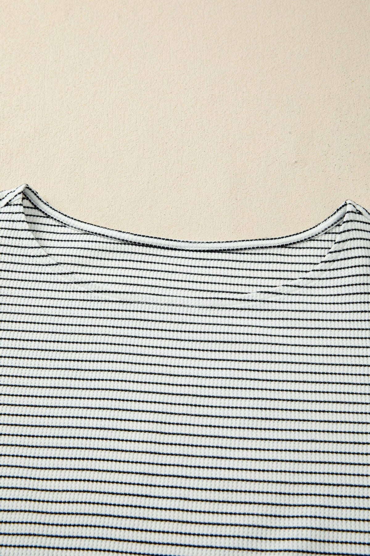 PRETTY BASH Stripe Ruffle Contrast Trim Tank Top