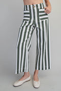 Striped Straight Leg Pants