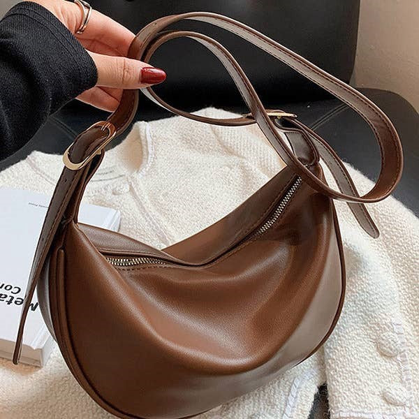 Buckle Solid Crossbody