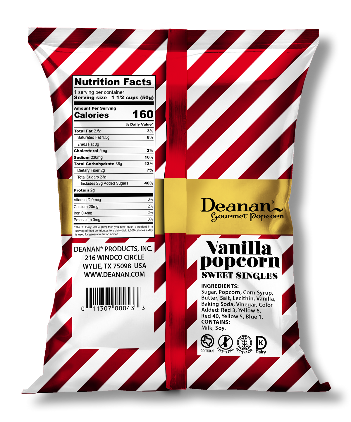 Vanilla Holiday - 100 Count = 50Strip & 50Red - 1.5 Cup Bags