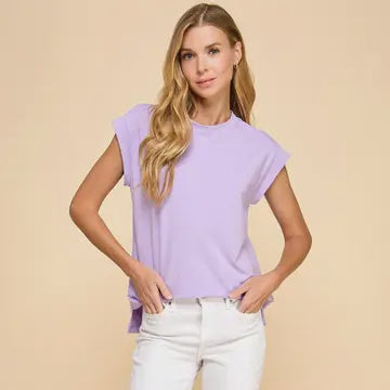 Short Sleeve Solid Top