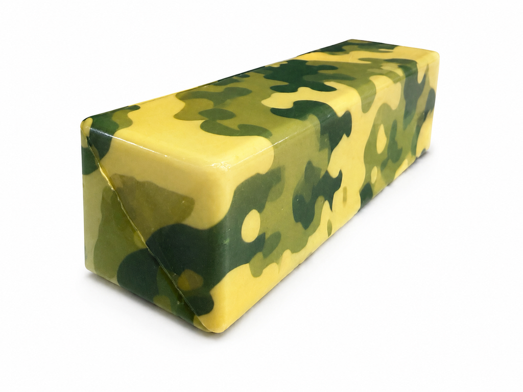 Camouflage Butter Squishy â€“ Slow Rise Sensory Fidget Toy