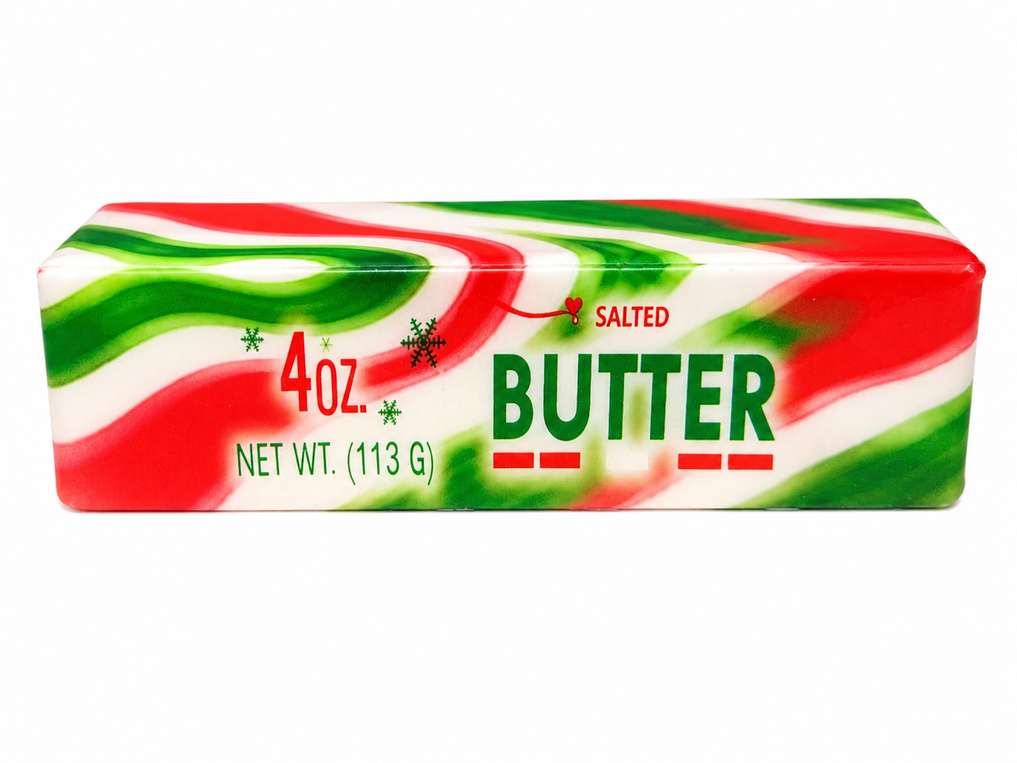 Holiday Swirl Butter Squishy â€“ Christmas Candy Cane Slow Rise Sensory Toy