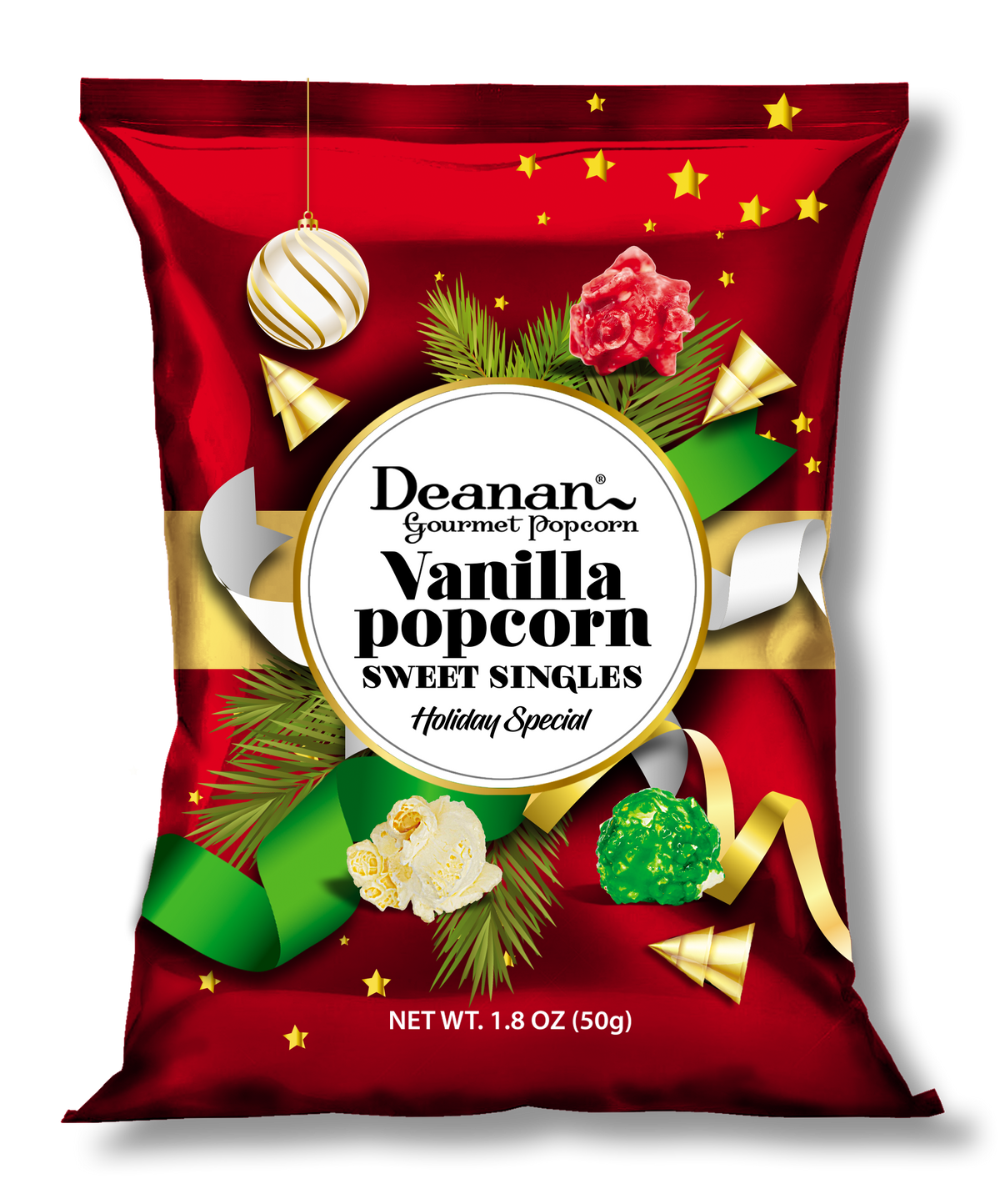 Vanilla Holiday - 100 Count = 50Strip & 50Red - 1.5 Cup Bags