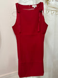Boat Neck Shoulder Ties Sleeveless mini dress