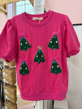Christmas Tree Patches Top