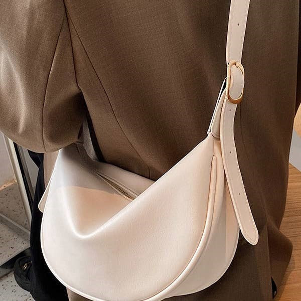 Buckle Solid Crossbody