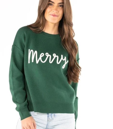 Simply Southern Merry Sweater