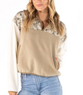 Simply Southern Aleyna Fleece Pullover Camo