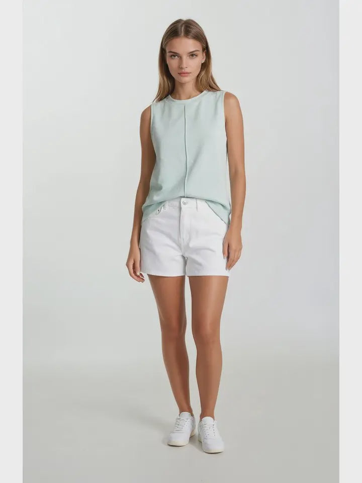 Buttery Soft Brushed Modal Sleeveless Swing Top