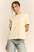 Rhinestone Relaxed Crewneck Tee
