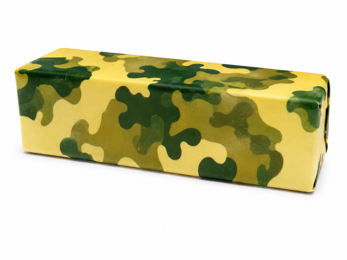 Camouflage Butter Squishy â€“ Slow Rise Sensory Fidget Toy