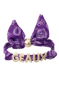 LSU Tigers Bandana Slider Bracelet