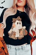 Halloween Ghost Heat Press Graphic T-Shirt