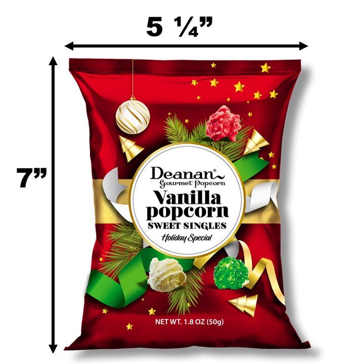 Vanilla Holiday - 100 Count = 50Strip & 50Red - 1.5 Cup Bags