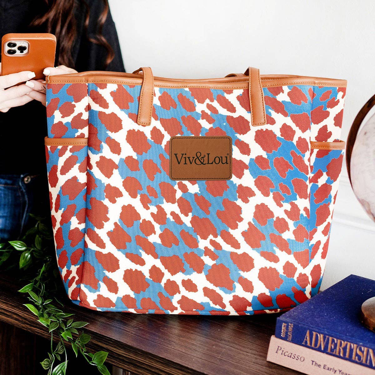 Catherine Hayden Tote Canvas Work Travel Everyday Large Shoulder Bag #M965-CAT-VLXN